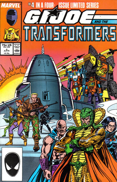 G.I. Joe and the Transformers 1987 #4 Direct ed. - 6.5 - $6.00