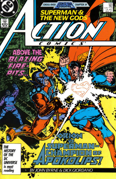 Action Comics 1938 #586 Direct ed. - back issue - $6.00