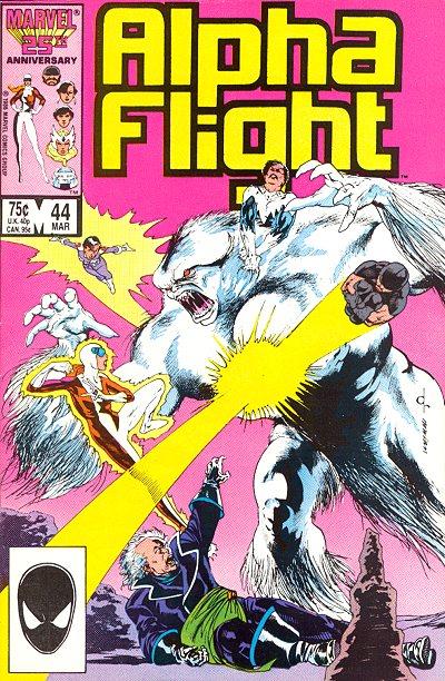 Alpha Flight 1983 #44 Direct ed. - back issue - $2.75