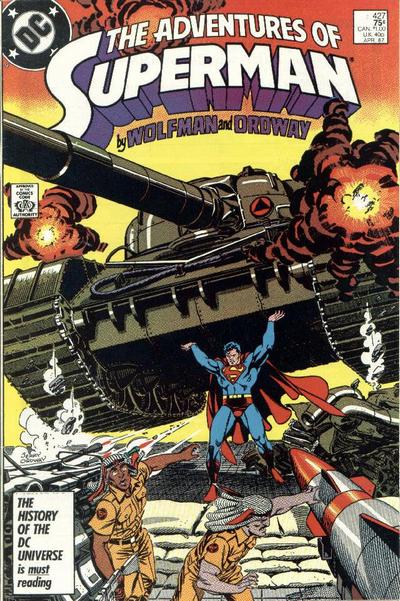 Adventures of Superman 1987 #427 Direct ed. - back issue - $3.25