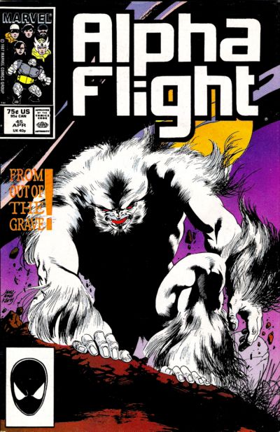 Alpha Flight 1983 #45 Direct ed. - back issue - $3.00