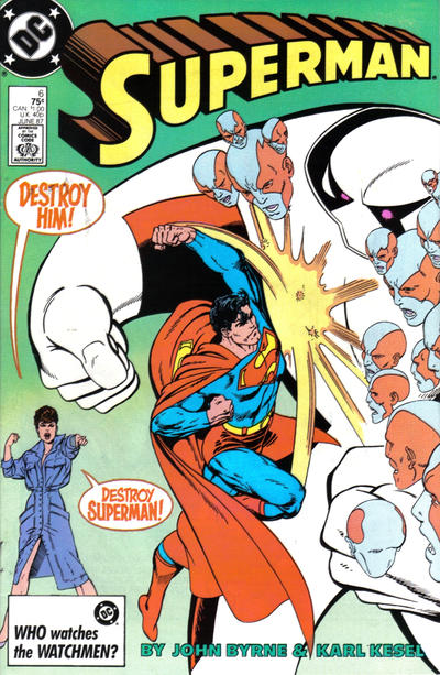 Superman 1987 #6 Direct ed. - back issue - $4.75