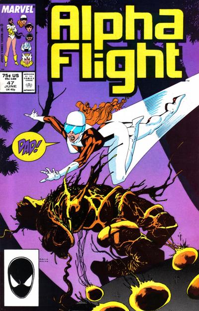 Alpha Flight 1983 #47 Direct ed. - back issue - $3.00