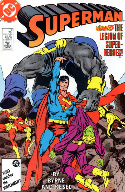 Superman 1987 #8 Direct ed. - back issue - $5.00