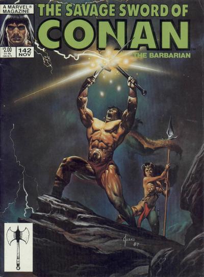 The Savage Sword of Conan 1974 #142 Direct ed. - 6.0 - $3.00