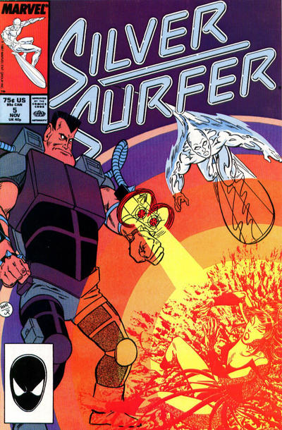 Silver Surfer 1987 #5 Direct ed. - back issue - $5.50