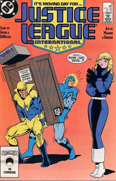Justice League International 1987 #8 Direct ed. - back issue - $4.25