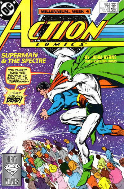 Action Comics 1938 #596 Direct ed. - back issue - $5.50