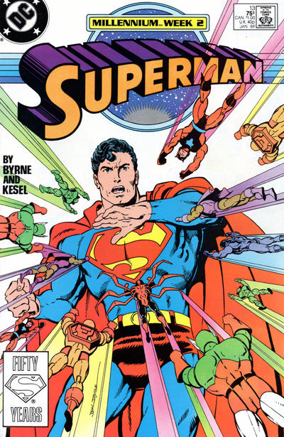 Superman 1987 #13 Direct ed. - back issue - $4.25
