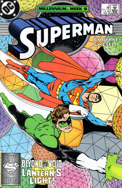 Superman 1987 #14 Direct ed. - 8.0 - $4.00