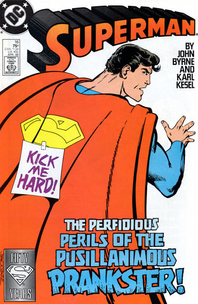 Superman 1987 #16 Direct ed. - back issue - $3.50