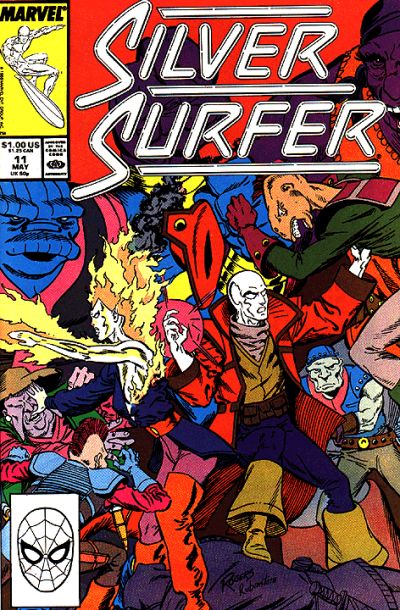 Silver Surfer 1987 #11 Direct ed. - back issue - $4.75