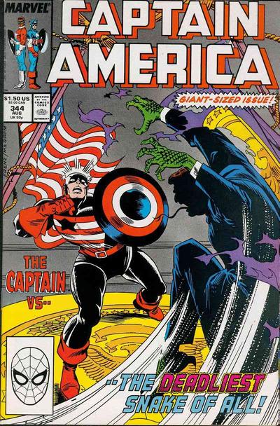 Captain America 1968 #344 Direct ed. - 6.0 - $4.00