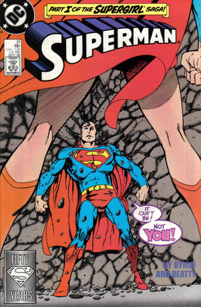 Superman 1987 #21 Direct ed. - back issue - $5.00