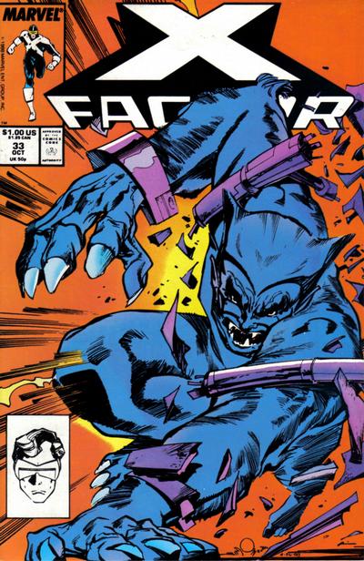 X-Factor 1986 #33 Direct ed. - 5.5 - $2.50