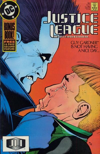 Justice League International 1987 #18 Direct ed. - back issue - $4.00