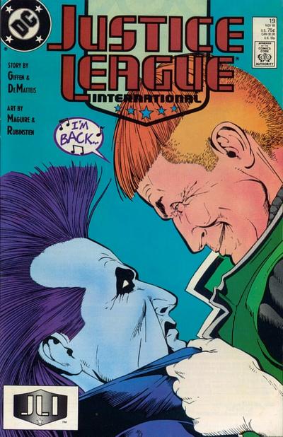 Justice League International 1987 #19 Direct ed. - back issue - $2.25