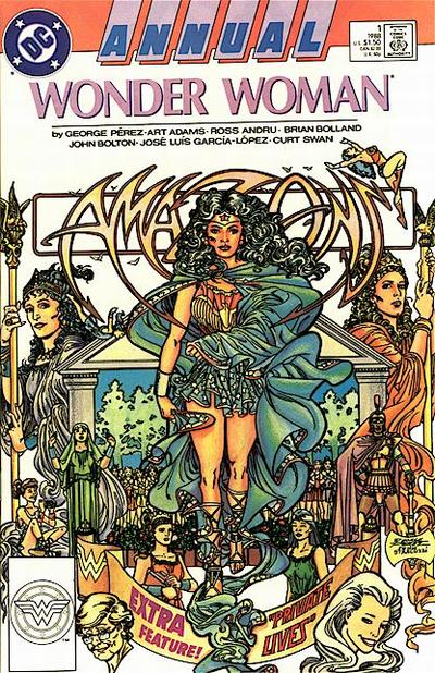 Wonder Woman Annual 1988 #1 Direct ed. - back issue - $4.50