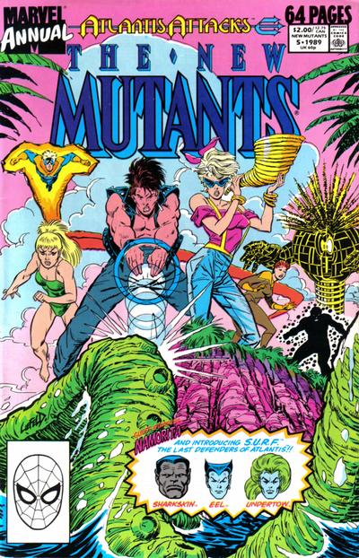 The New Mutants Annual 1984 #5 Direct ed. - back issue - $4.00