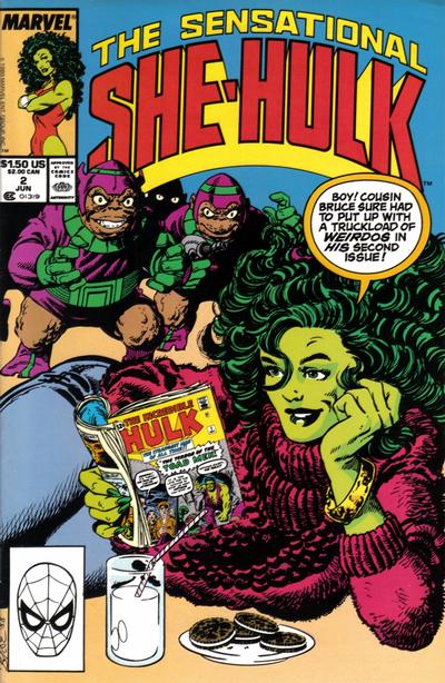The Sensational She-Hulk 1989 #2 - 8.0 - $8.00