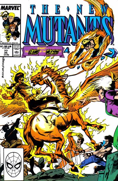 The New Mutants 1983 #77 Direct ed. - back issue - $4.25