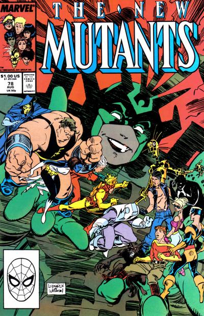 The New Mutants 1983 #78 Direct ed. - back issue - $5.00