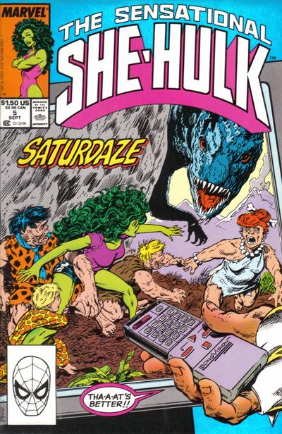 The Sensational She-Hulk 1989 #5 - back issue - $2.75