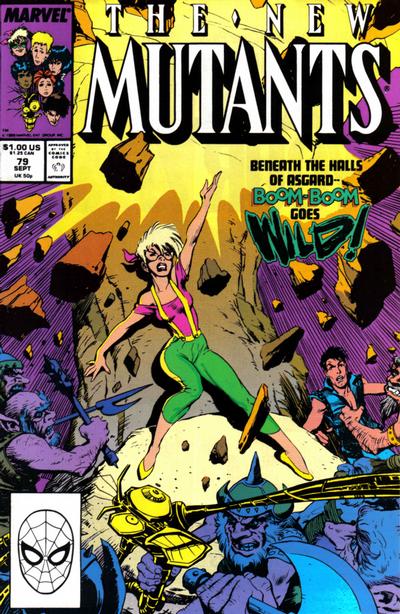 The New Mutants 1983 #79 Direct ed. - back issue - $3.75