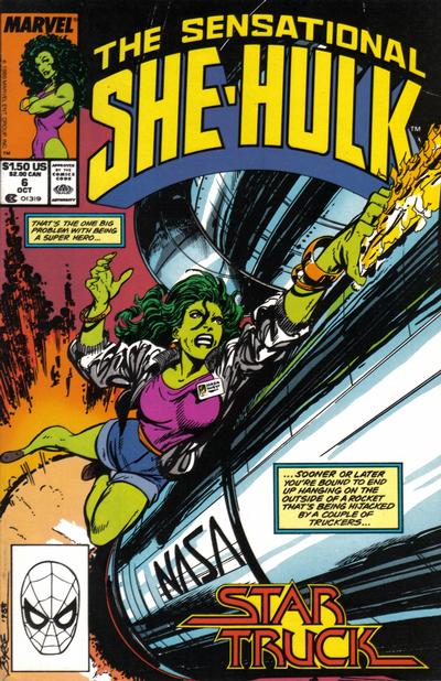 The Sensational She-Hulk 1989 #6 - back issue - $5.00