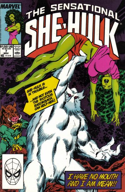 The Sensational She-Hulk 1989 #7 - back issue - $5.00