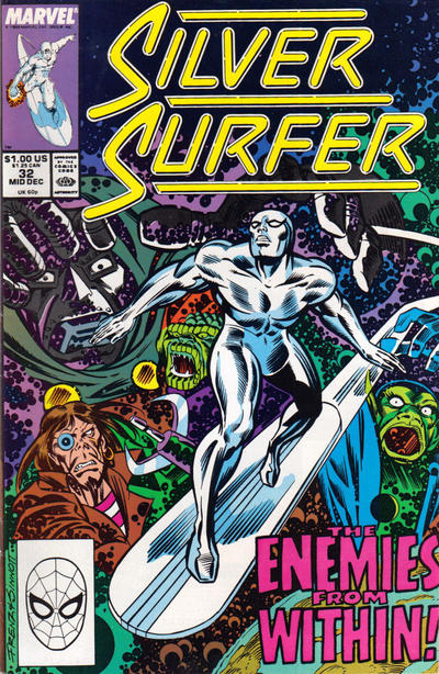 Silver Surfer 1987 #32 Direct ed. - back issue - $3.75