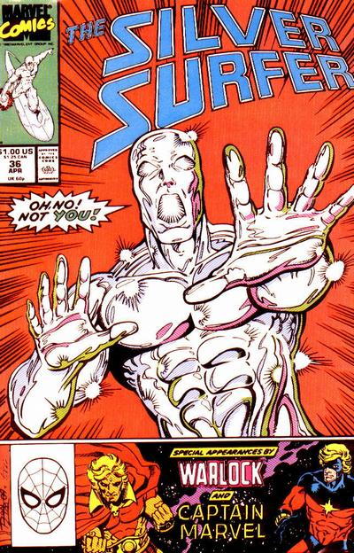 Silver Surfer 1987 #36 Direct ed. - back issue - $6.00