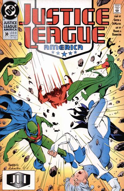 Justice League America 1989 #38 Direct ed. - back issue - $3.00