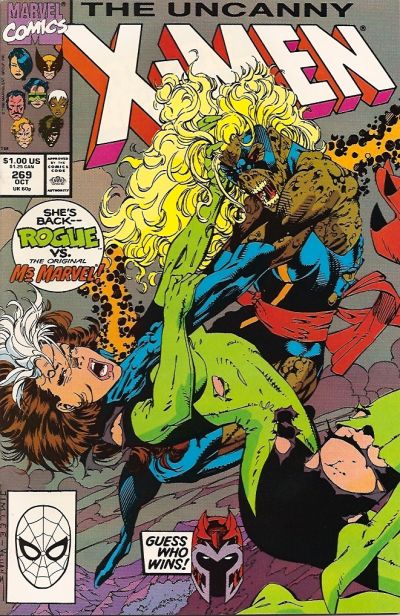 The Uncanny X-Men 1981 #269 Direct ed. - 8.5 - $7.00