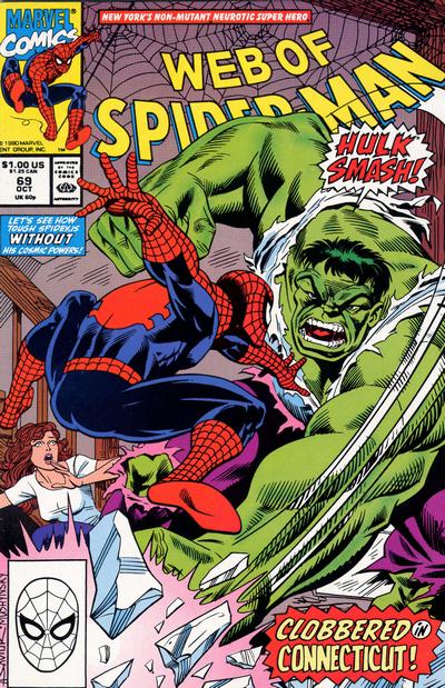 Web of Spider-Man 1985 #69 Direct ed. - 3.5 - $2.00