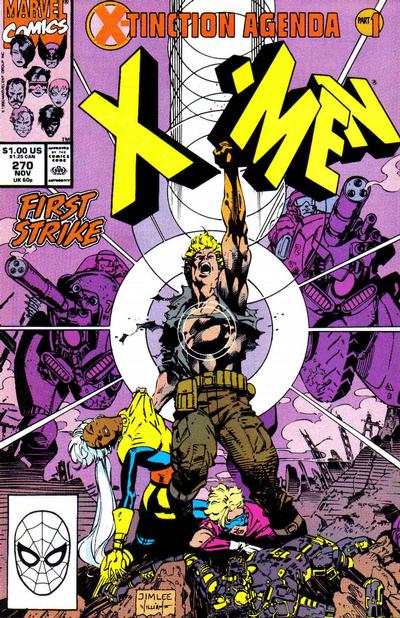 The Uncanny X-Men 1981 #270 Direct ed. - 8.0 - $8.00