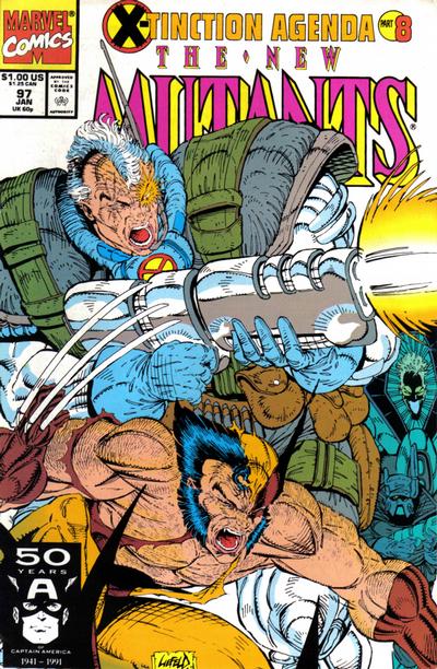 The New Mutants 1983 #97 Direct ed. - back issue - $5.00