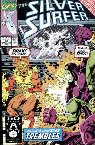 Silver Surfer 1987 #52 Direct ed. - back issue - $5.00