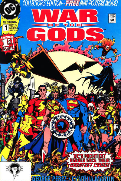 War of the Gods 1991 #1 [Collector's Edition] Direct ed. - back issue - $3.25