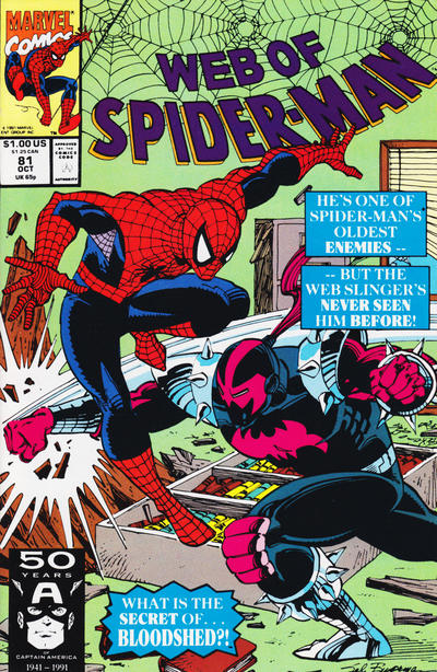 Web of Spider-Man 1985 #81 Direct ed. - back issue - $4.00
