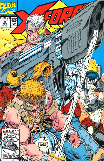 X-Force 1991 #9 Direct ed. - back issue - $5.00