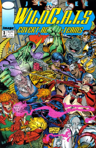 WildC.A.T.s: Covert Action Teams 1992 #3 Direct ed. - back issue - $5.00