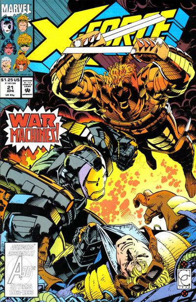 X-Force 1991 #21 Direct ed. - back issue - $3.00