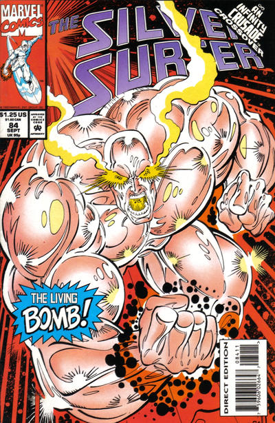Silver Surfer 1987 #84 Direct Edition - back issue - $3.50
