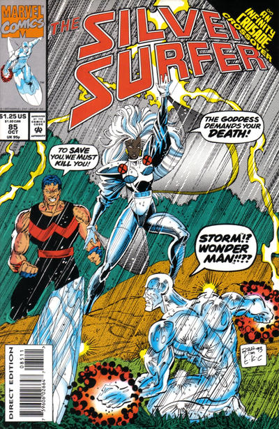 Silver Surfer 1987 #85 Direct Edition - back issue - $3.50