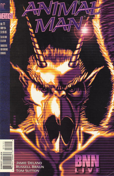 Animal Man 1988 #71 - back issue - $4.25