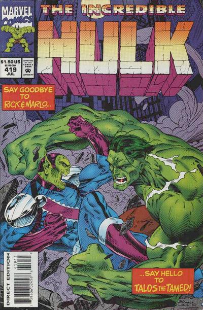 The Incredible Hulk 1968 #419 Direct Edition - 6.0 - $3.25