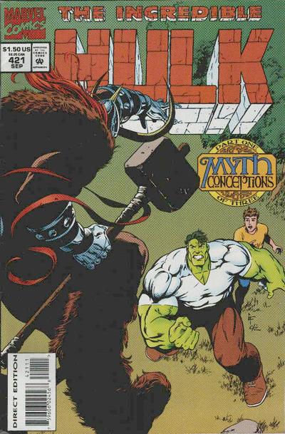 The Incredible Hulk 1968 #421 Direct Edition - 8.5 - $4.00