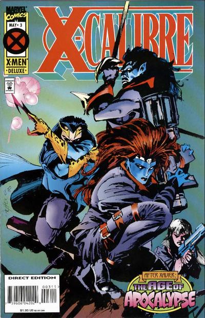 X-Calibre 1995 #3 Direct Edition - 9.0 - $4.25