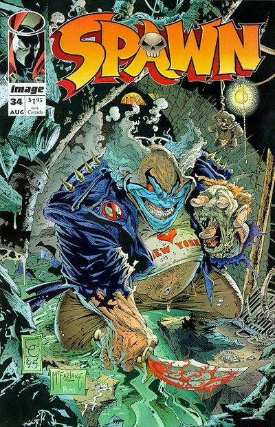 Spawn 1992 #34 Direct ed. - back issue - $6.00